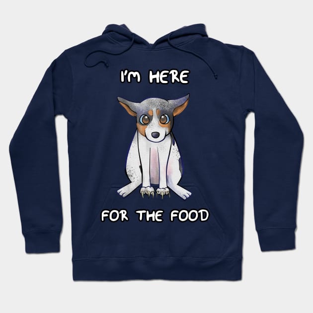 I'm Here for the Food Hoodie by Yennie Fer (FaithWalkers)